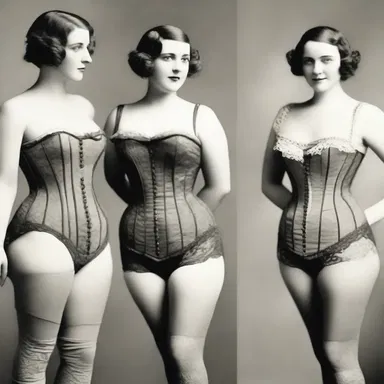 In the 1920s, the trend for wearing corsets to achieve a slim waist started to ease off as women embraced more relaxed styles.