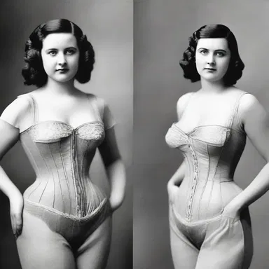 In the 1920s, the trend for wearing corsets to achieve a slim waist started to ease off as women embraced more relaxed styles.