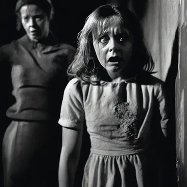 As the suspense builds up in the horror movie, the terrifying scenes temporarily ease off, giving the audience a momentary relief.