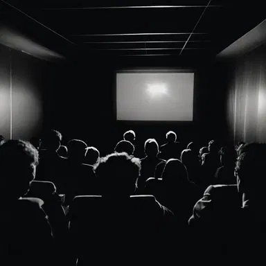 The movie's climax was intense, but then the projector conked out, leaving the audience in darkness.