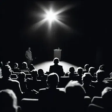 The movie's climax was intense, but then the projector conked out, leaving the audience in darkness.