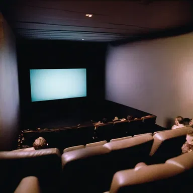 Right before the climax of the movie, the projector conks out and the audience is left in anticipation.