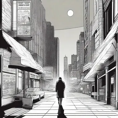 The artist's unemphatic use of shading created a less dramatic atmosphere in the comic book.