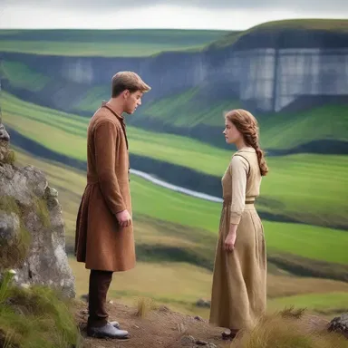 The love story between the quarrier and the village girl unfolded against the backdrop of the majestic quarry, adding a touch of romance to their narrative.