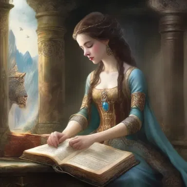 Thanks to her retentiveness, she could effortlessly recall the intricate details of the fantasy world she read about in books.