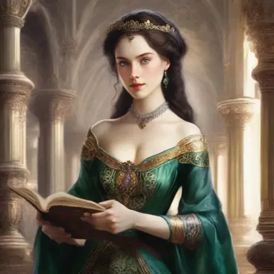 Thanks to her retentiveness, she could effortlessly recall the intricate details of the fantasy world she read about in books.