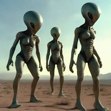 In the science fiction movie, the aliens used a dispersing phase to camouflage themselves as humans.