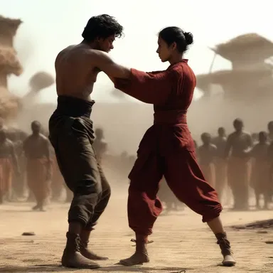 The director chose to stylize the fight scenes stylistically to create a visually stunning film.