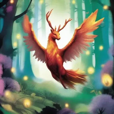 The author uses magical creatures and vibrant descriptions stylistically to transport readers into a fantastical world.