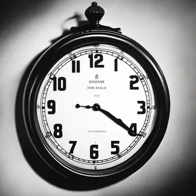 In the film, the detective noticed that the hour hand of the clock pointed to the exact time the crime occurred.