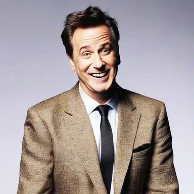 The comedian delivered his punchline disjointedly, leaving the audience initially confused before erupting into laughter.