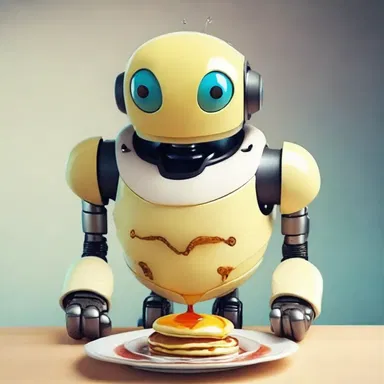 In a distant future where robots rule the world, humans struggle to find a way to make the perfect pancake.