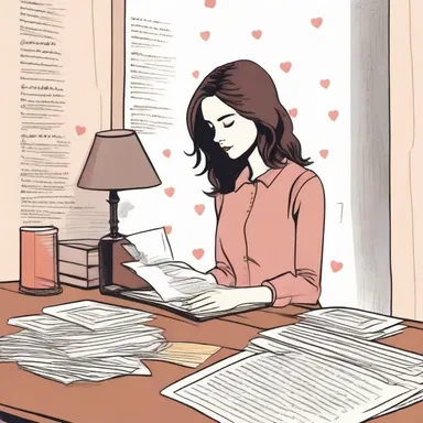 In the romantic novel, the protagonist's sleuthing skills are put to the test as she tries to find out who sent her anonymous love letters.