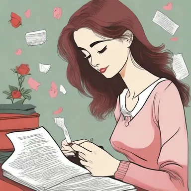 In the romantic novel, the protagonist's sleuthing skills are put to the test as she tries to find out who sent her anonymous love letters.