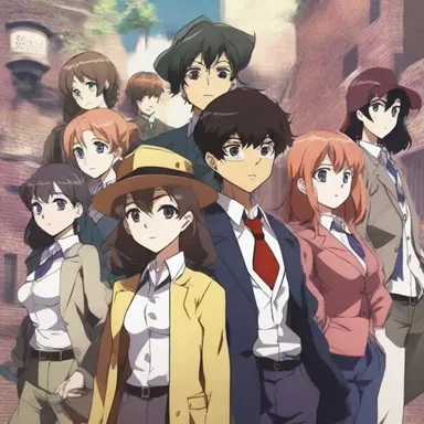 The anime series revolves around a group of high school students who form a detective club and embark on thrilling sleuthing adventures to solve mysterious cases.