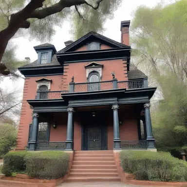 The haunted mansion was nominally open for tours, but no one dared to go inside.