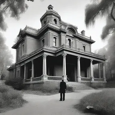 The haunted mansion was nominally open for tours, but no one dared to go inside.