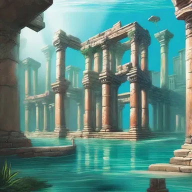 The old ruins were thought to be the lost city of Atlantis, but it was only nominally connected to the ancient myth.
