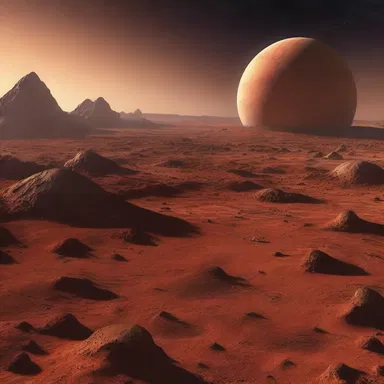 In the future, humans have colonized distant planets with clayey soil that is vital for sustaining life.