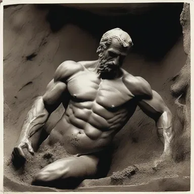 In Greek mythology, Prometheus created humans by mixing clayey soil with water and breathing life into them.