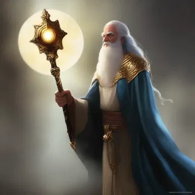 With this magical staff, I herewith bestow upon you the power of the gods.