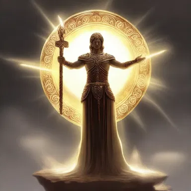 With this magical staff, I herewith bestow upon you the power of the gods.