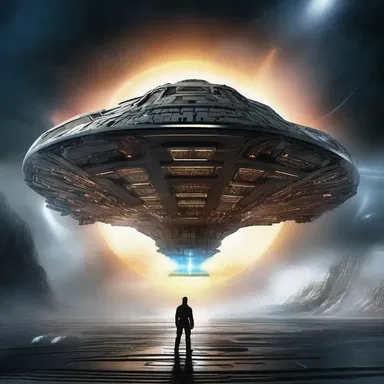 In the science fiction novel, the advanced technology device uses ionisation to create a force field that protects the spaceship from enemy attacks.