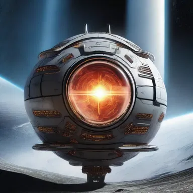 In the science fiction novel, the advanced technology device uses ionisation to create a force field that protects the spaceship from enemy attacks.