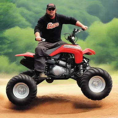 Why did the four-wheeler become a stand-up comedian? Because it had a lot of good 'wheelie' jokes!
