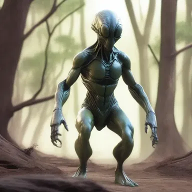 The alien creature had mimetic abilities, allowing it to blend seamlessly into any environment.