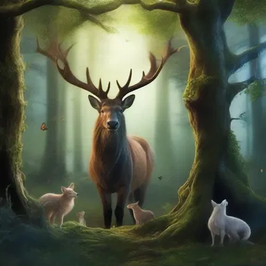 In the epic fantasy novel, there was a commotion in the enchanted forest when the magical creatures started gathering for an important event.