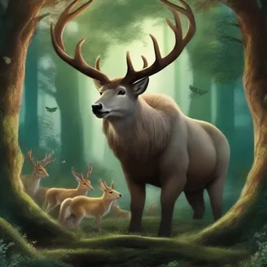 In the epic fantasy novel, there was a commotion in the enchanted forest when the magical creatures started gathering for an important event.