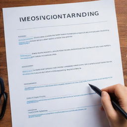 An image including prominently displayed text such as 'Proof Reading', 'Resume Writing', 'Transcription', and 'Content Writing Services', creating a professional and visually appealing impression.