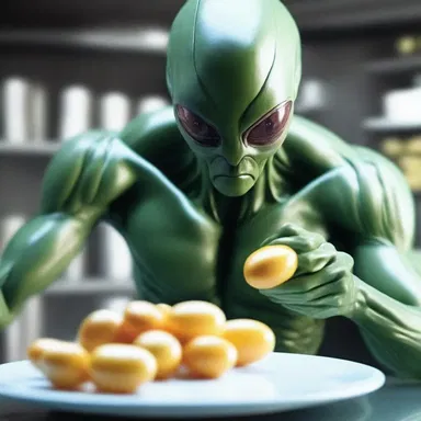 In the science fiction novel, the aliens extract fat-soluble vitamins from humans for their energy source.