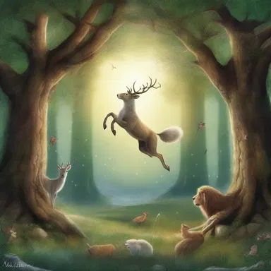 In the magical land of Narnia, the enchanted creatures often drop down from the sky.