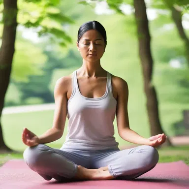 During meditation, practitioners strive to detach themselves from worldly thoughts and drop down to a deeper spiritual level.