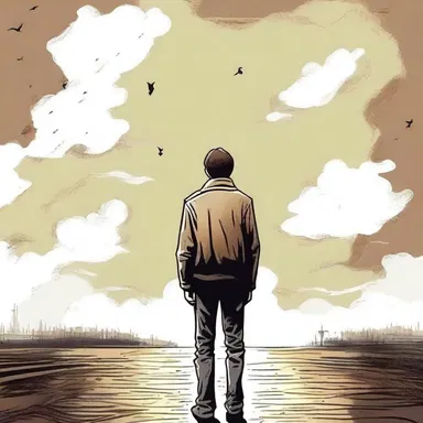 In the famous novel, the protagonist's hopes and dreams drop down as he faces one setback after another.