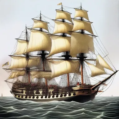 During the battle of Trafalgar in 1805, British ships used grapnels to secure themselves to French and Spanish vessels.