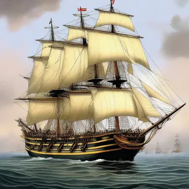 During the battle of Trafalgar in 1805, British ships used grapnels to secure themselves to French and Spanish vessels.