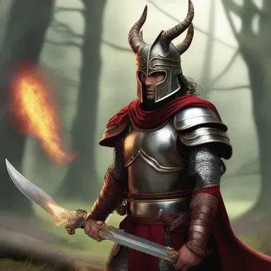 Under intense pressure from battles with mythical creatures, the warrior's mind begins to crack up, causing him to doubt his own abilities.