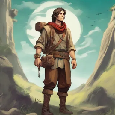 In the fantasy novel, the impecunious protagonist embarks on a quest to find a mythical treasure that could change his life.