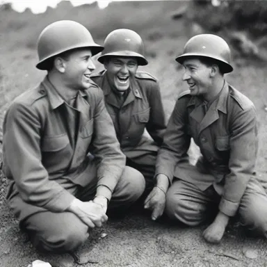 During World War II, soldiers would often share dirty jokes to boost morale in the trenches.