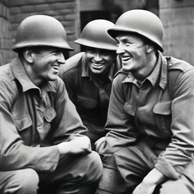 During World War II, soldiers would often share dirty jokes to boost morale in the trenches.