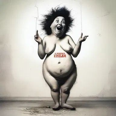 Some artists use dirty jokes as inspiration for their provocative artwork.