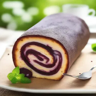In the mystical realm of Elvengard, the enchanted jellyroll cake was said to possess magical powers.