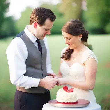 On a cozy evening, Sarah surprised her partner with a heart-shaped jellyroll cake, symbolizing their sweet love story.