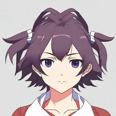 The main character in the anime series had a unique capeline bandage hairstyle.