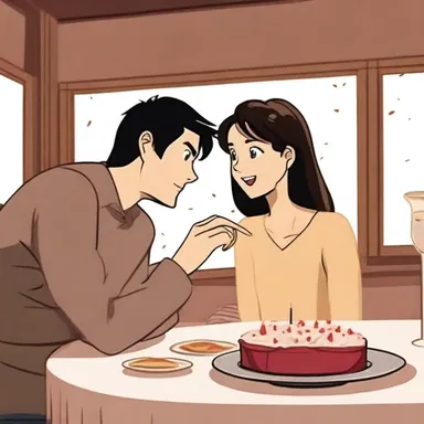 In the movie, the protagonist miscalculates the date of their anniversary and ends up surprising their partner a day early.