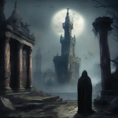 In the fantasy world, the curse caused the entire kingdom to remain in stasis, with no day or night, for a hundred years.