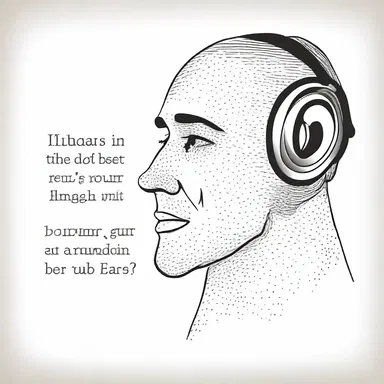 In the poem, the poet uses the synecdochic device by describing 'lend me your ears' to represent the act of listening as a whole.